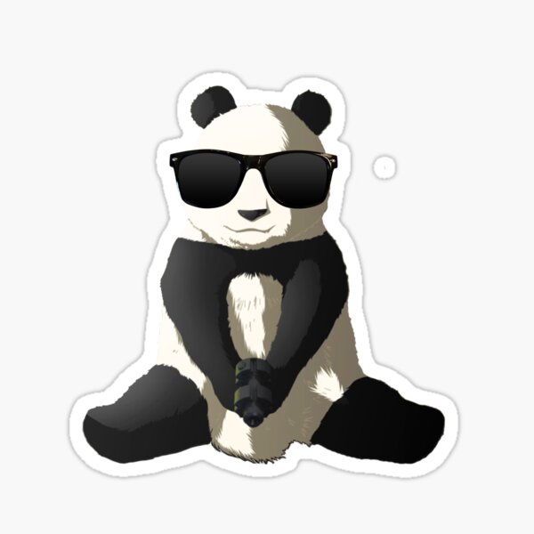 Panda. Sticker
