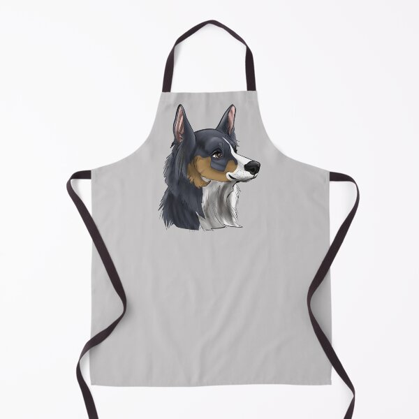 Item preview, Blue Tricolor Border Collie bust designed and sold by GnomelyDragon.