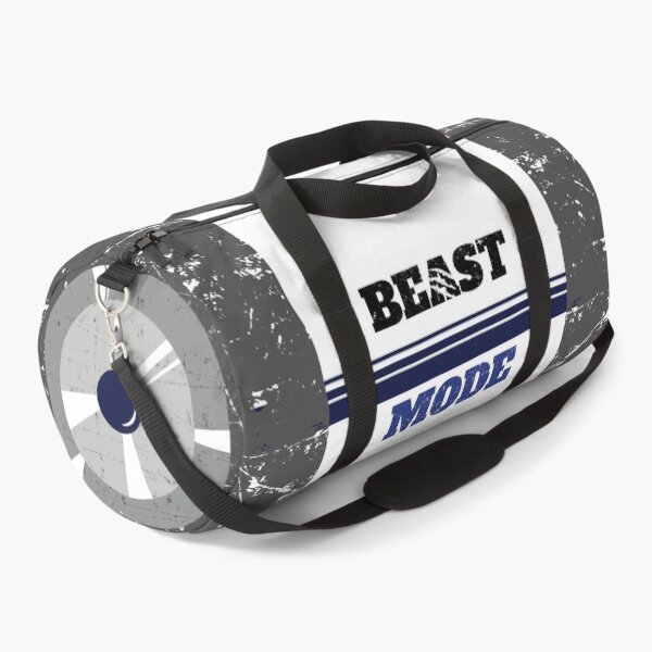 Item preview, Beast Mode Bag for Workout Training Motivation Gym Quote designed and sold by tinypurpleland.