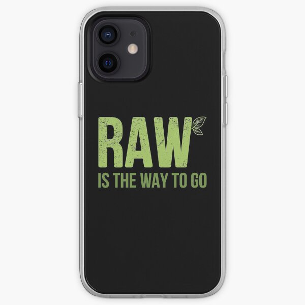 The Way to Go Raw Vegan graphic iPhone Soft Case