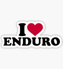 I love Enduro Sticker