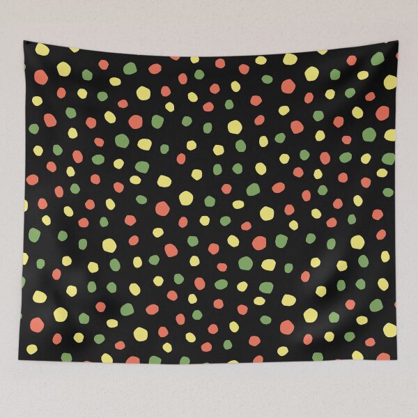 Item preview, All over green, red, and yellow dots designed and sold by jkulling.