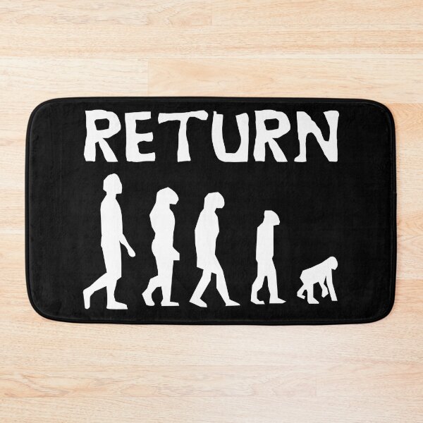 Item preview, Return - Reject Humanity, Return to Monke, Meme, Evolution, Human Ancestor designed and sold by SpaceDogLaika.