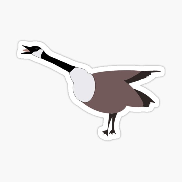 "Honking Goose " Sticker for Sale by knottycotty Redbubble