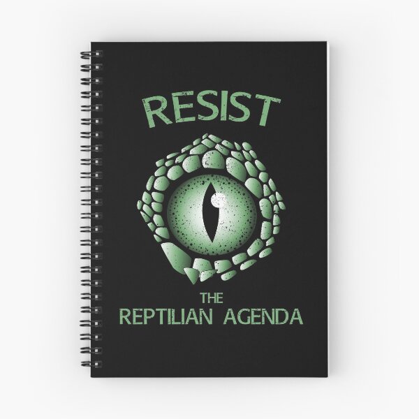 Item preview, Resist The Reptilian Agenda Lizard People Eye designed and sold by weirdrelatives.