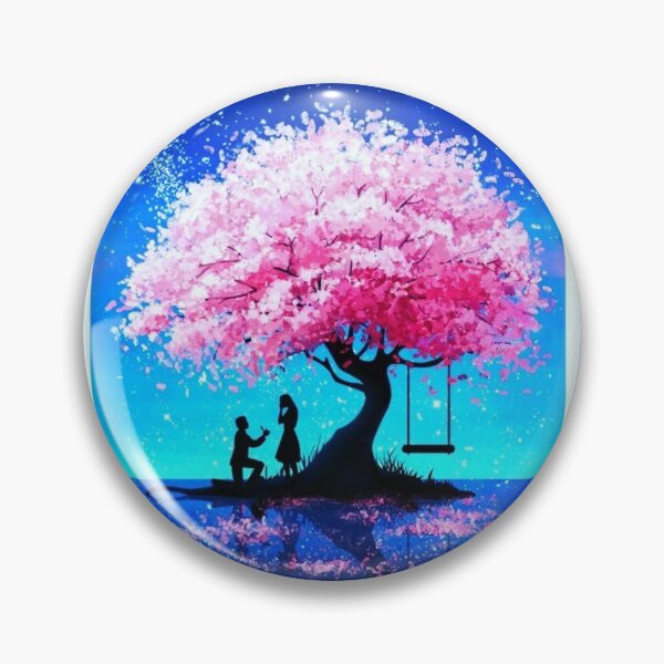 Aperçu de l'œuvre arbre d'amour rose créée et vendue par Howlingstudioss.