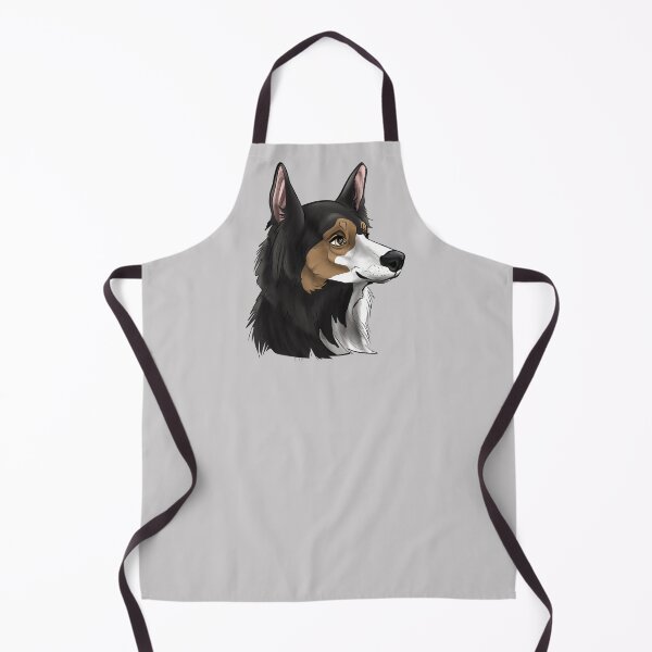 Item preview, Black Tricolor Border Collie bust designed and sold by GnomelyDragon.