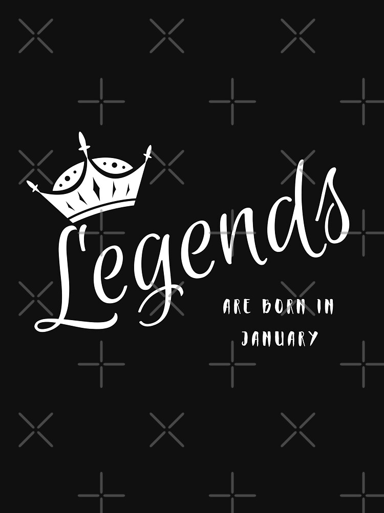 Discover Legends are born in January Classic T-Shirt