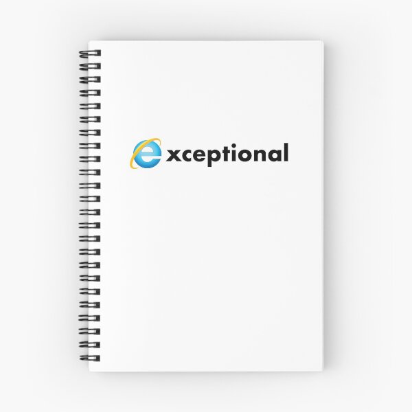 Item preview, Exceptional Internet Explorer, parody t-shirt designed and sold by chestsheets.
