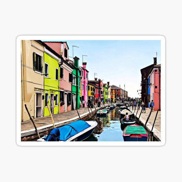 Item preview, Burano atrwork from my photo designed and sold by pietrofoto.
