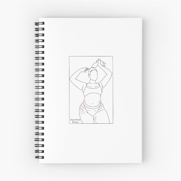 Item preview, Imperfectly perfect plus size girl designed and sold by Doodlesaur.