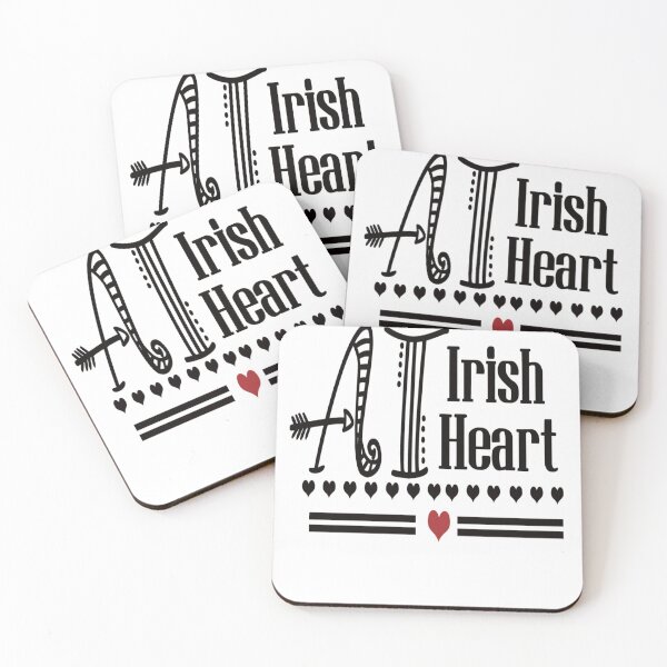 Item preview, ai irish heart t-shirt, vintage retro t-shirt  designed and sold by chris299.