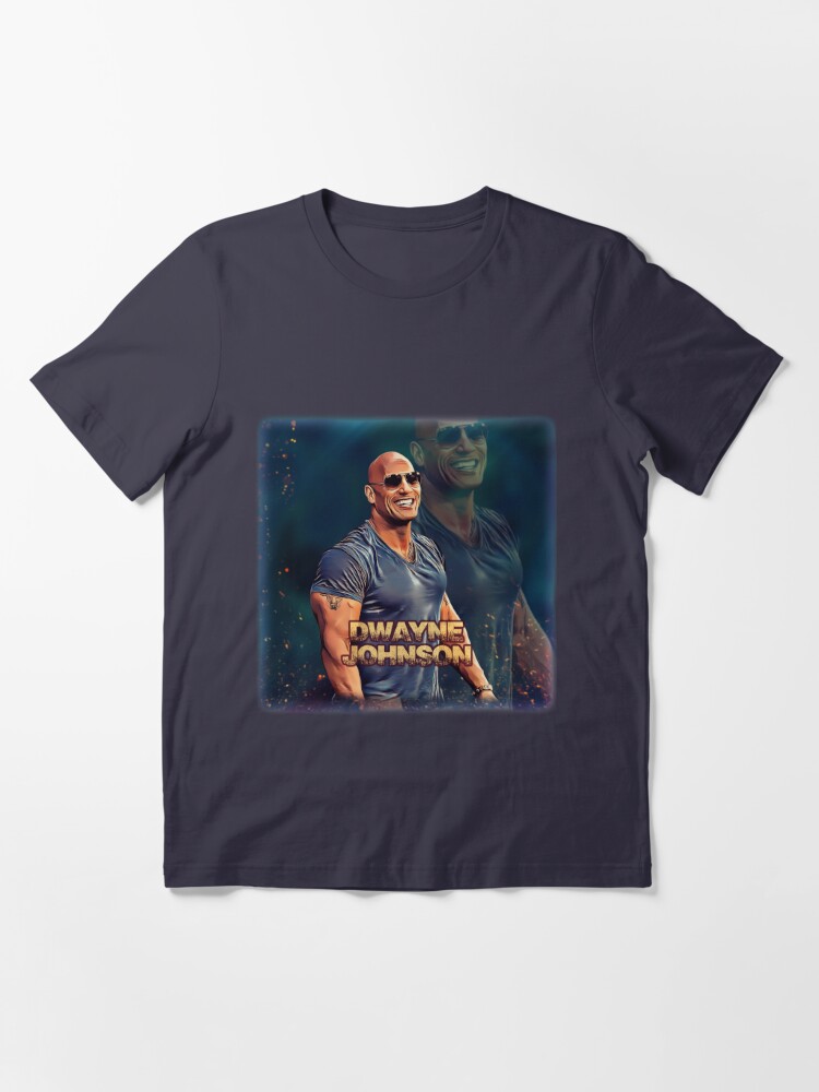 dwayne johnson t shirt brand name