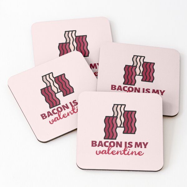 Item preview, I love bacon is my valentine designed and sold by thegoldenyears.