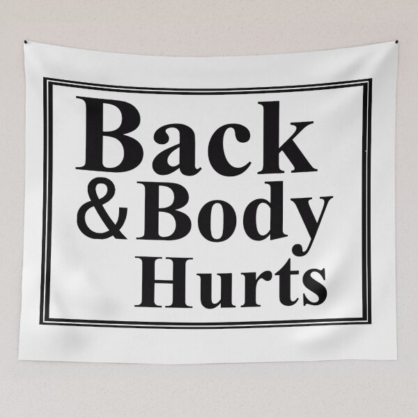 Item preview,  Great Back and body hurts t-shirts designed and sold by najwamaya38.