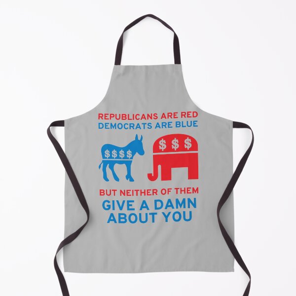 Item preview, Republicans Are Red, Democrats Are Blue - Politics, Corruption, Third Party, Reform, Oligarchy, Duopoly, Meme designed and sold by SpaceDogLaika.