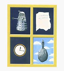 A homage to Rene Magritte. Photographic Print