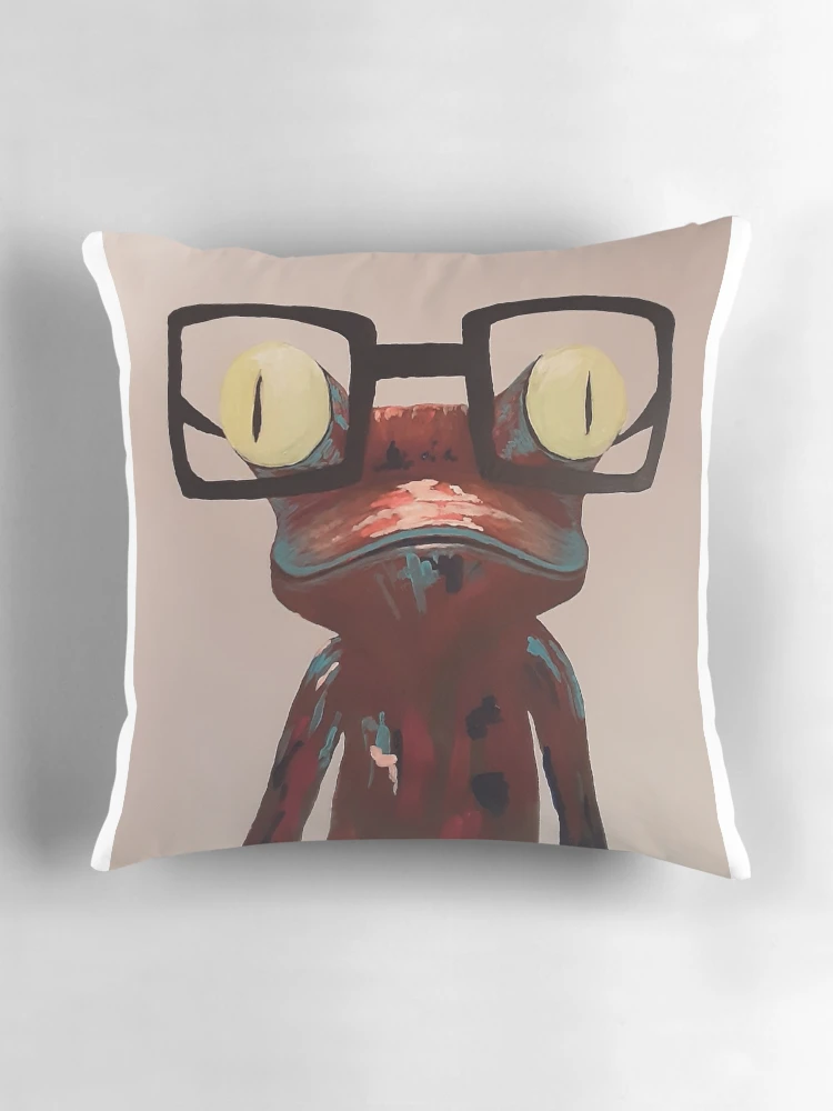 Thumbnail 3 of 4, Pillow, Frog designed and sold by RudyYoder.