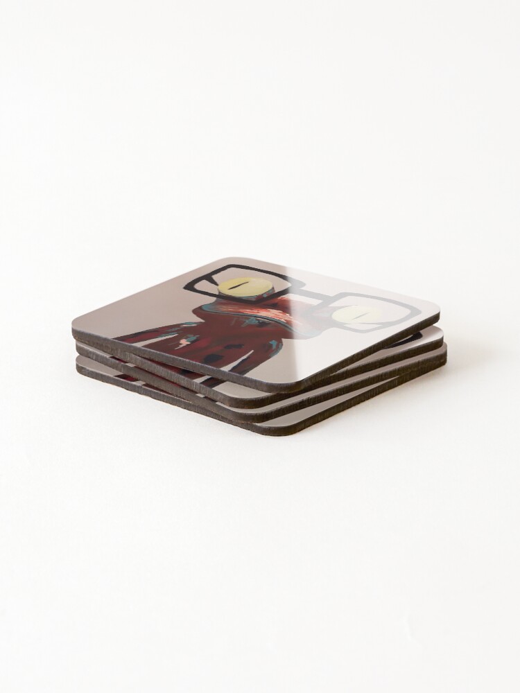 Thumbnail 4 of 5, Coasters (Set of 4), Frog designed and sold by RudyYoder.