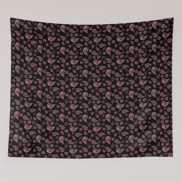 Item preview,  Modern paisley pattern | black version  designed and sold by MadebyCRO.