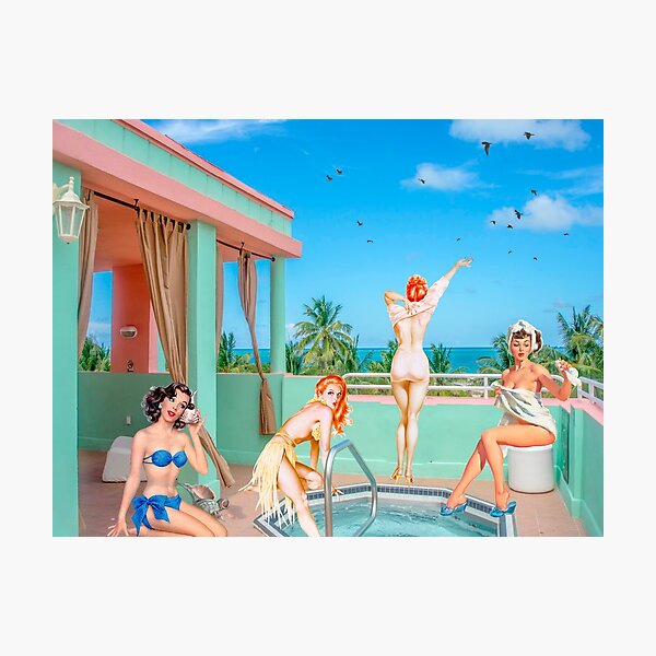 MIAMI BEACH Photographic Print
