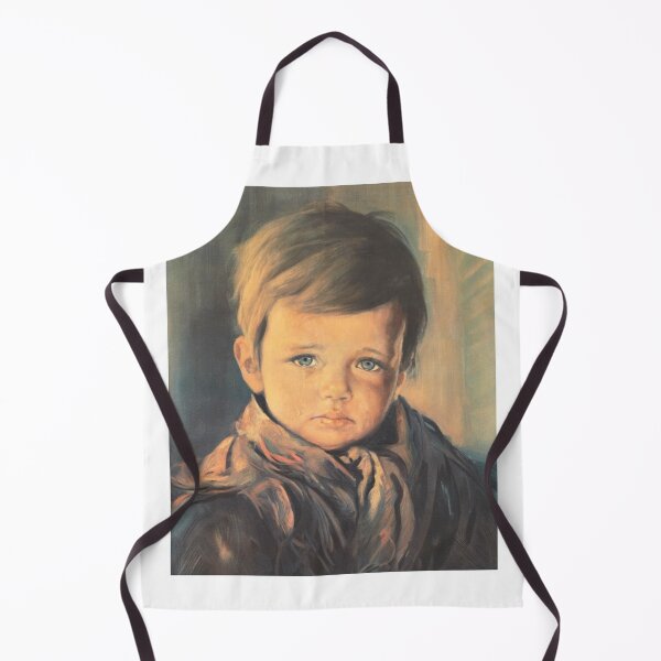Item preview, Crying boy cursed painting.  designed and sold by Princifer.