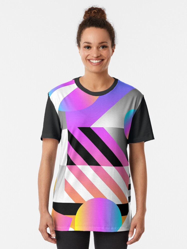 Alternate view of Abstract pattern Graphic T-Shirt