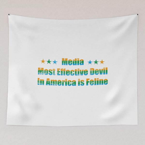 Item preview, Media Most Effective Devil In America - Funny Sayings Short-Sleeve Unisex T-Shirt designed and sold by Ristinga.