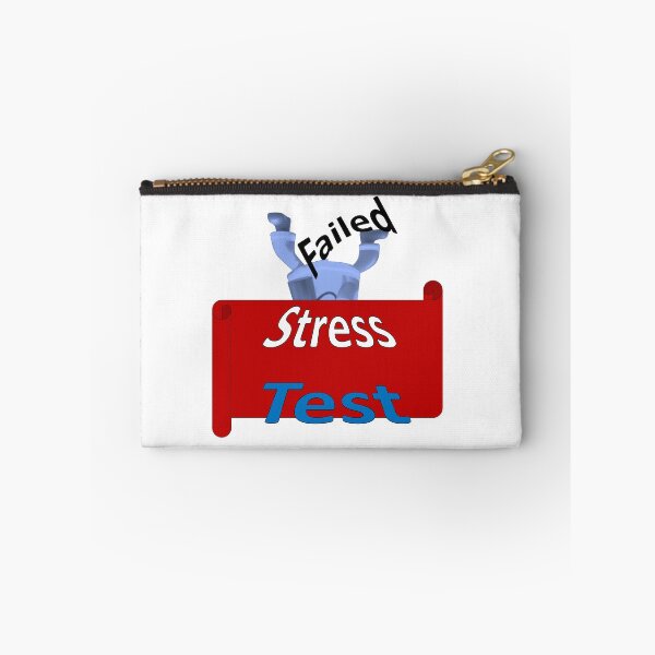 Item preview, Funny Font says Failed Stress Test. Graphics in cartoon style designed and sold by Vicky Rodden.