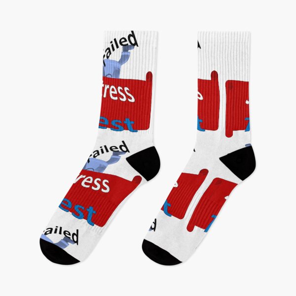 Item preview, Funny Font says Failed Stress Test. Graphics in cartoon style designed and sold by Vicky Rodden.
