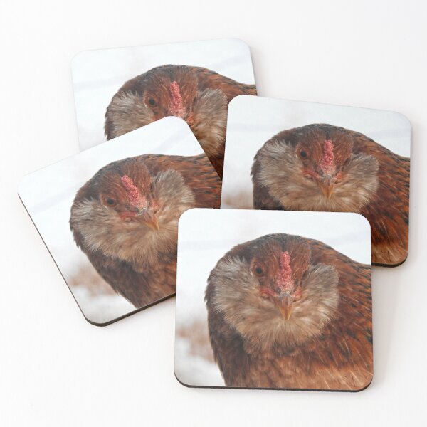 Item preview, Fluffy fuzzy chicken face  designed and sold by Stephanie  Skeem.
