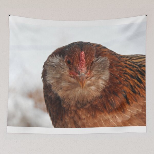 Item preview, Fluffy fuzzy chicken face  designed and sold by Stephanie  Skeem.