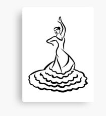 Flamenco Canvas Print