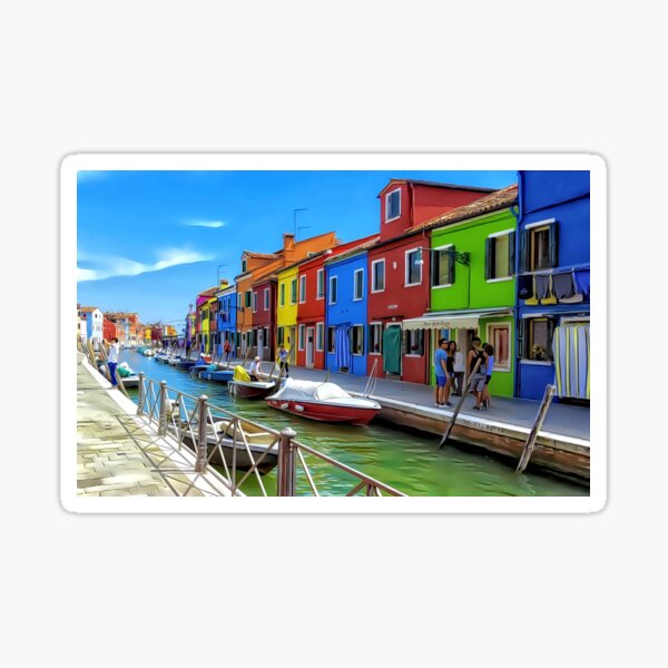 Item preview, Burano atrwork from my photo designed and sold by pietrofoto.