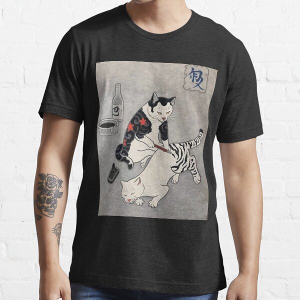 Cat tattoo shirt Clearance