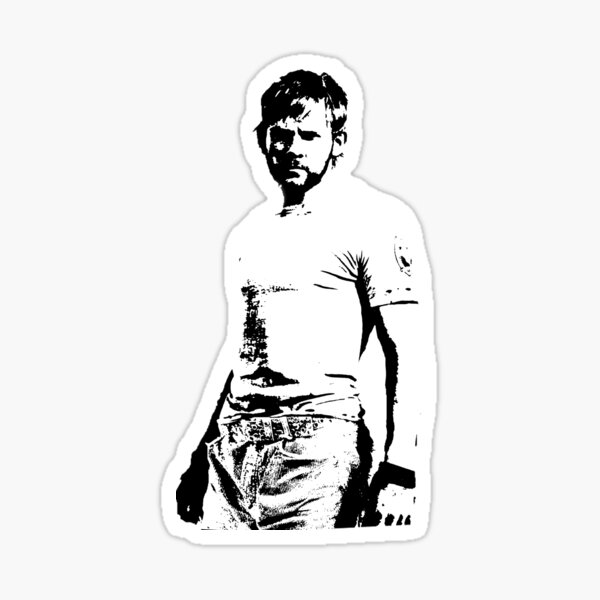 Item preview, LOST Dominic Monahagn Charlie B&W Graphic designed and sold by BonBoMochiBall.