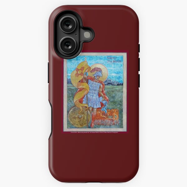 St. Florian Icon - Patron Saint of Firefighters. iPhone Tough Case