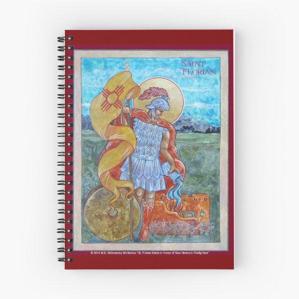 Item preview, St. Florian Icon - Patron Saint of Firefighters. designed and sold by M. E.  Bilisnansky McMorrow.