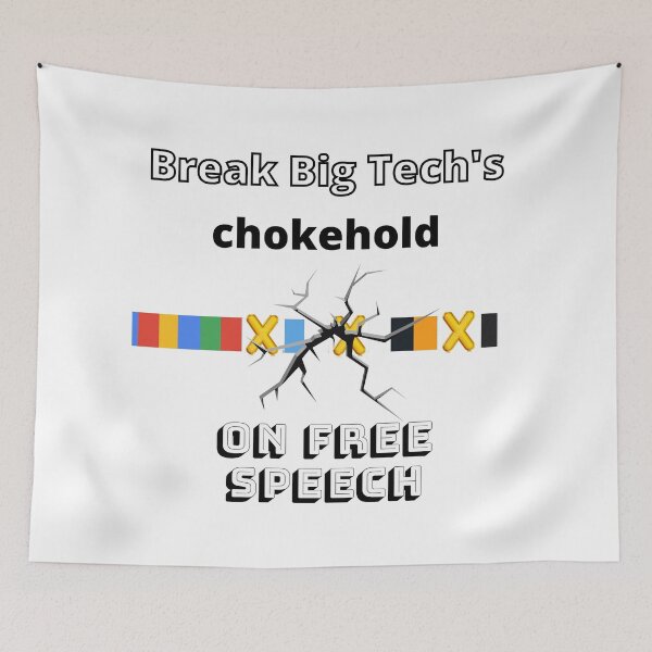 Item preview, Break Big Tech's Chokehold On Free Speech designed and sold by StormyMuse.