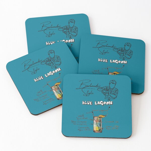 Item preview, Bartender Style Blue Lagoon (Blue Version) designed and sold by albix81.