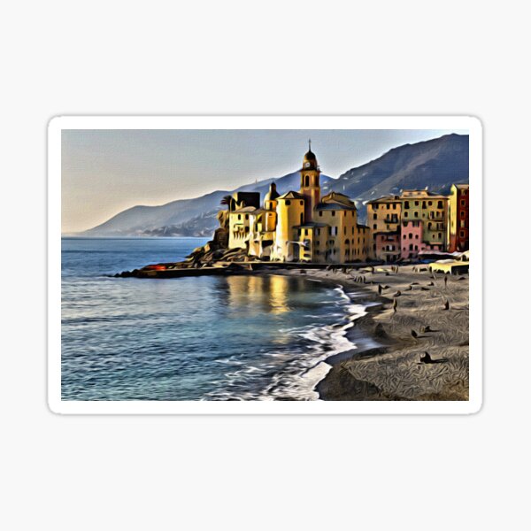 Item preview, Camogli digital art from my photo designed and sold by pietrofoto.