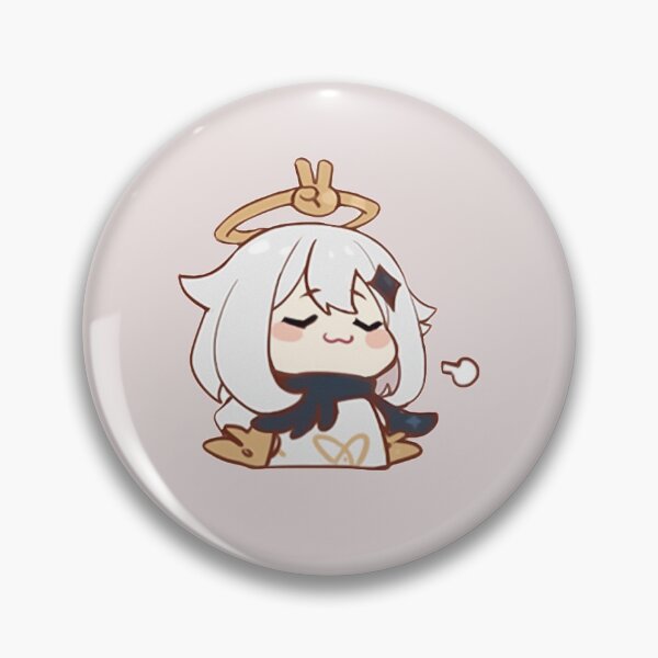 Item preview, Paimon | Genshin Impact Sticker "Confidence" "Hehe" designed and sold by Asiapenguin.