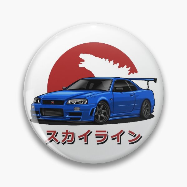 Item preview, Skyline GTR R-34 (Blue) designed and sold by JioojiProject.