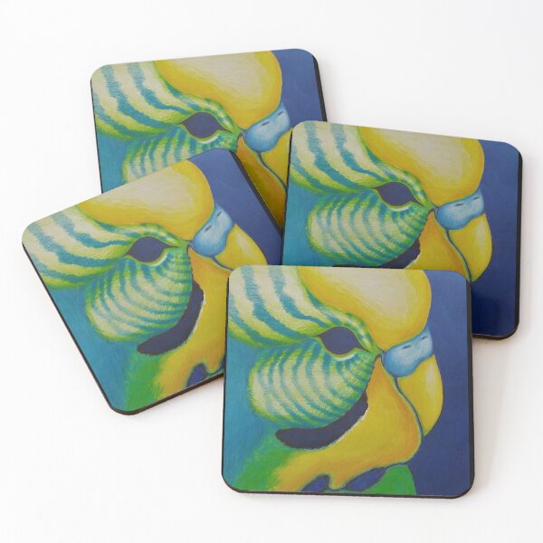Item preview, Parakeet Abstract designed and sold by NemahaHillArts.