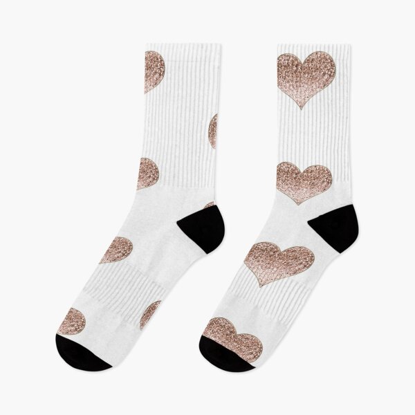 Item preview, Heart - rose gold glitter  designed and sold by RoseAesthetic.