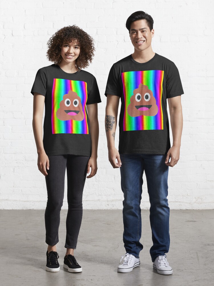  Poop In Rainbow Emoji Fashion Women's Classic