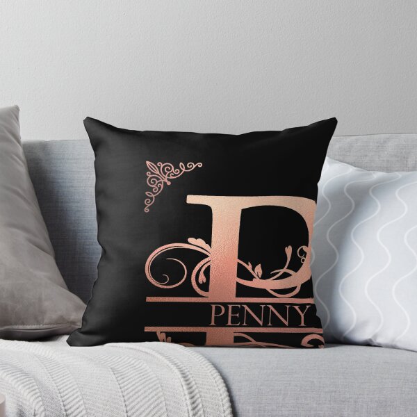 Item preview, Penny Personalized Name Gifts with Beautiful Rose Gold Monogram Letter P. Simply Best Gift Ideas for Penny designed and sold by ArteSquare.