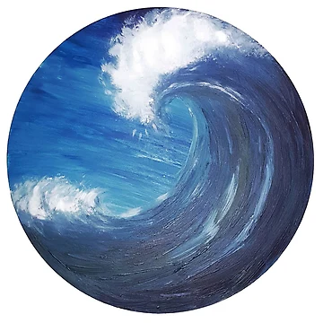 Artwork thumbnail, Wave drawing by NADARTDOM