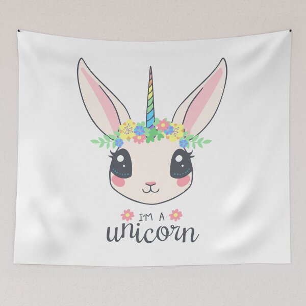 Item preview, Cute,Rabbit ,Unicorn  designed and sold by Blue  Dragon.