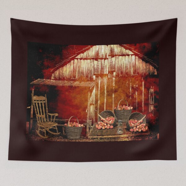 Item preview, HARVEST TIME AT THE OLE APPLE BARN designed and sold by Tammera.